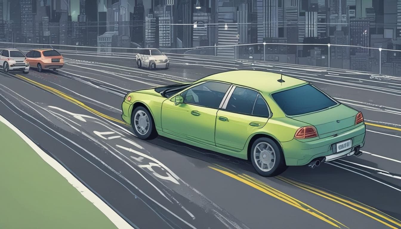 Image: Illustration of connected car technology