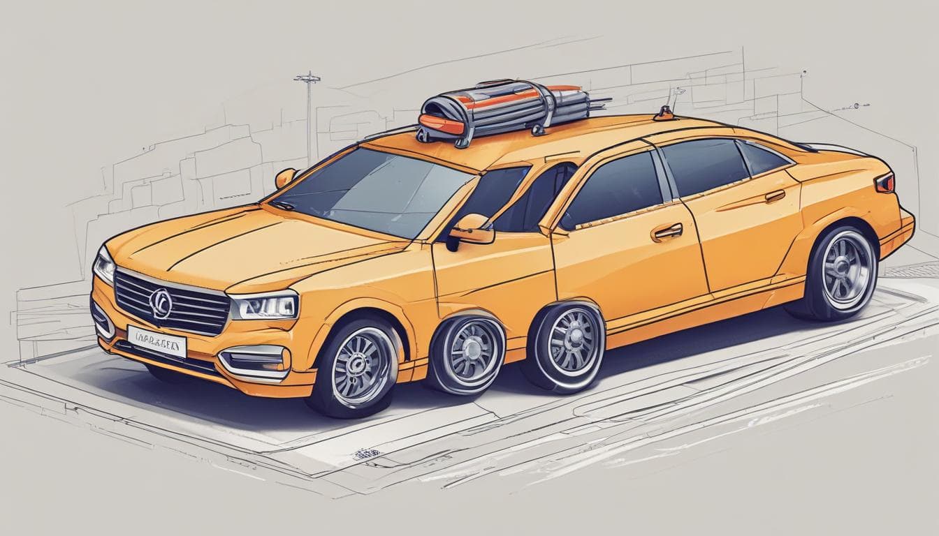 Gráfico de projeção de crescimento do mercado de assinatura de carros