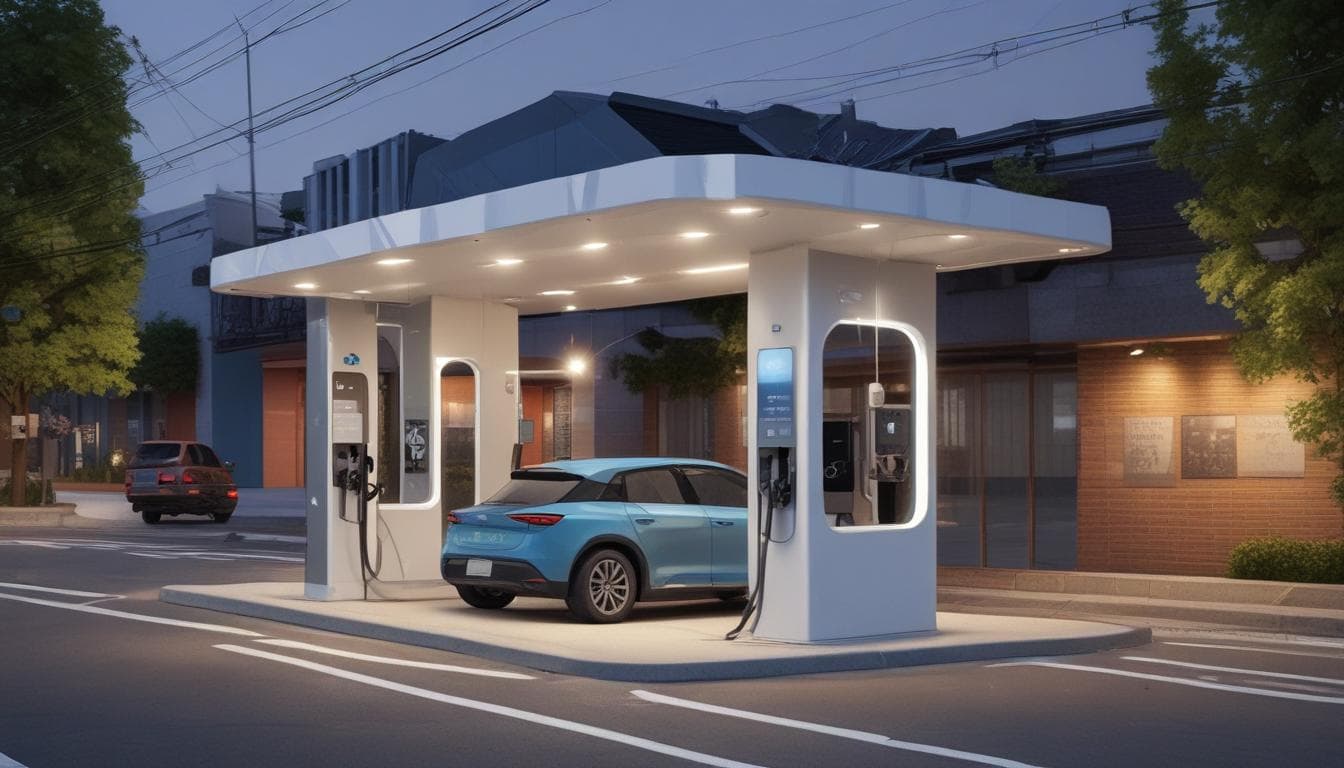 EV 충전소 이미지