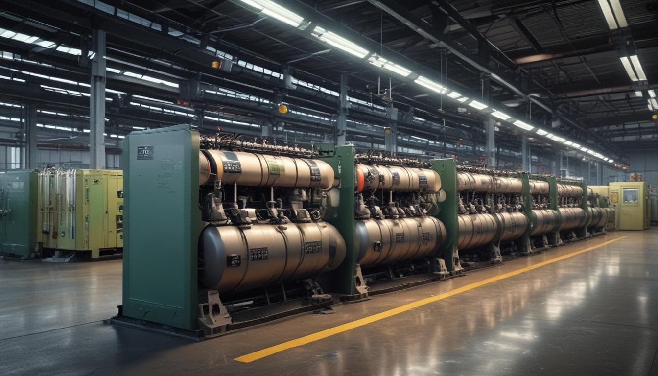 Image d'une usine de batteries appartenant à un constructeur automobile