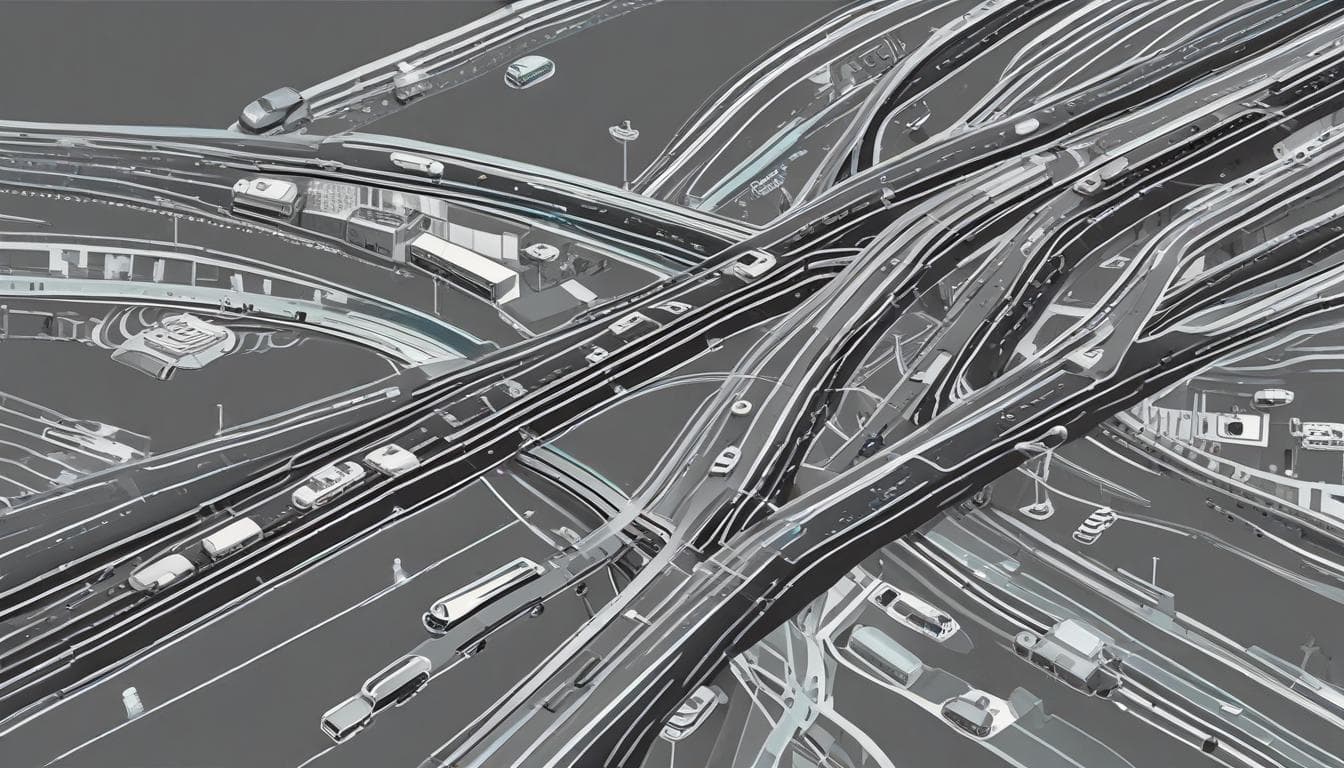 Alt text: Data visualization of traffic patterns and user demand on a MaaS platform