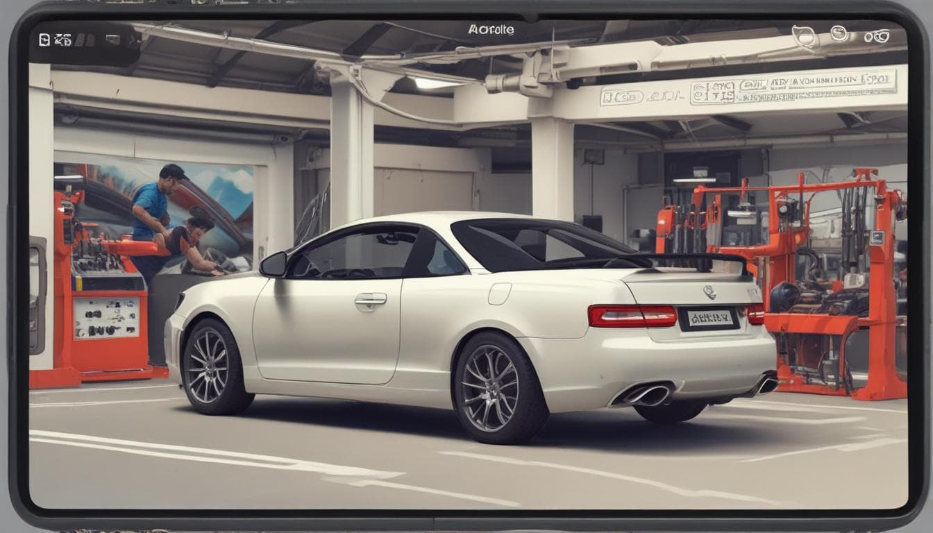 ARを活用した車のメンテナンス