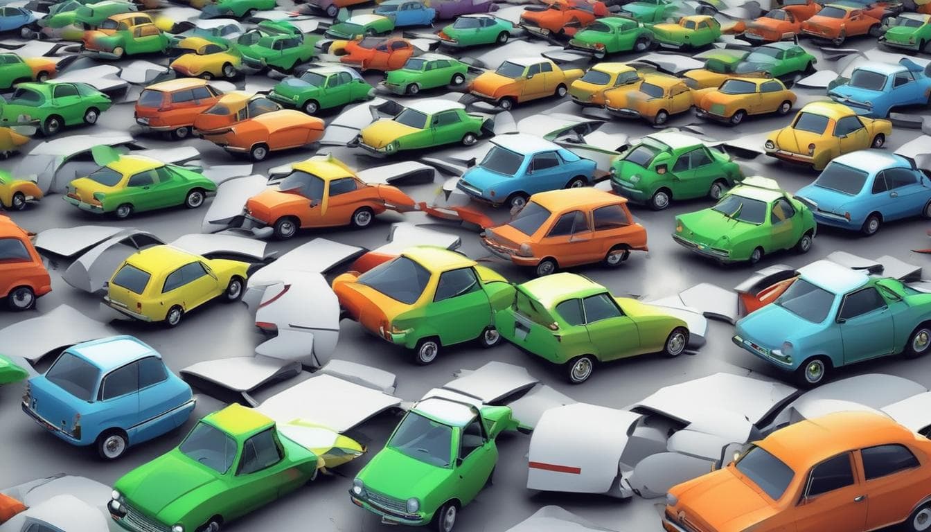 Imagem ilustrando o conceito de economia circular aplicada à indústria automotiva