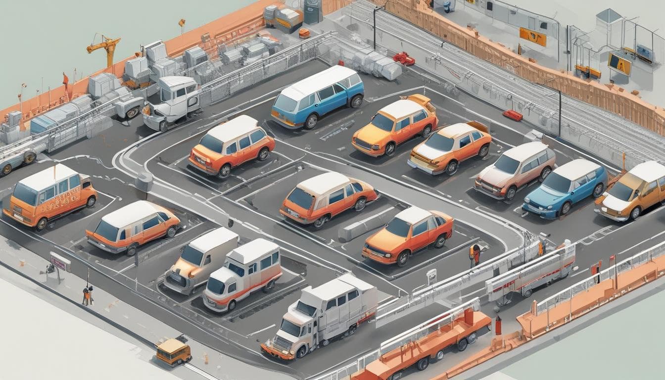 Imagen que muestra la comunicación entre vehículos y la infraestructura