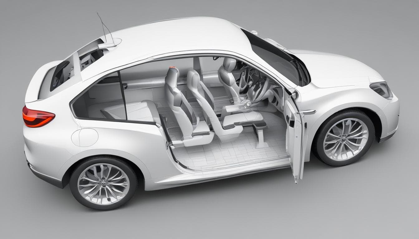 Imagem: Consumidor personalizando um carro em um software 3D