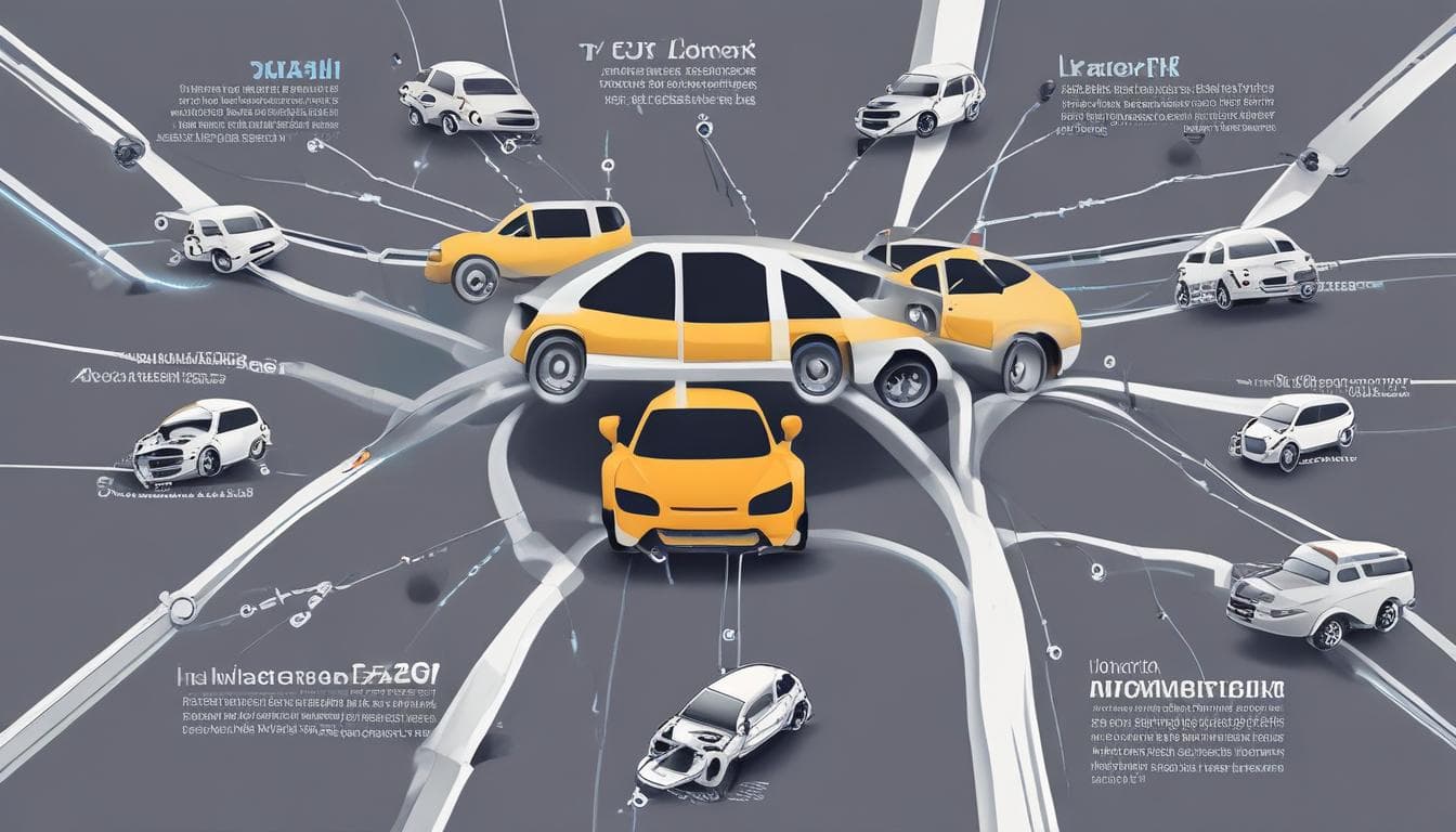 Image illustrant les différentes facettes de la connectivité automobile