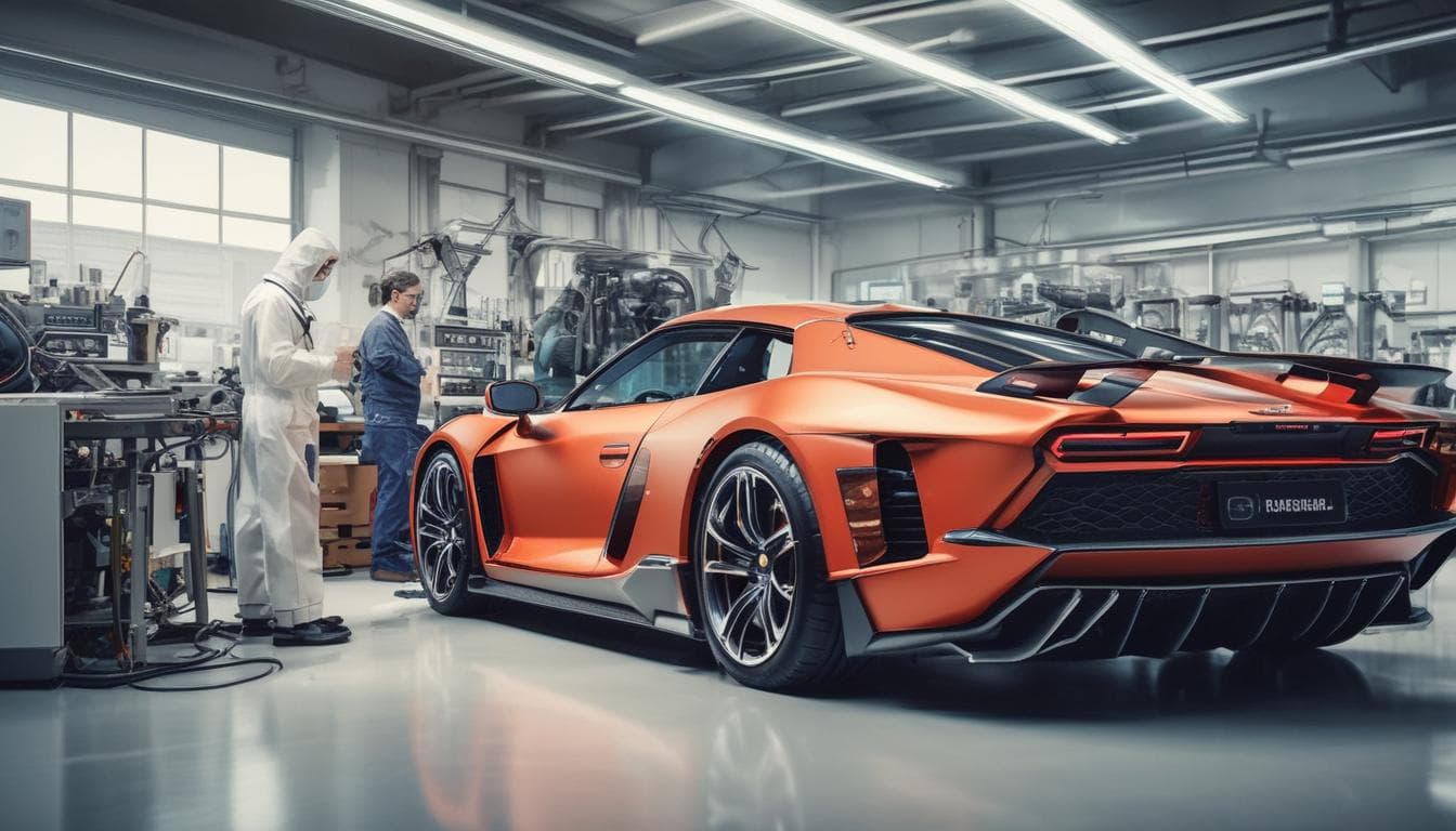 Otomotiv Ar-Ge laboratuvarı resmi