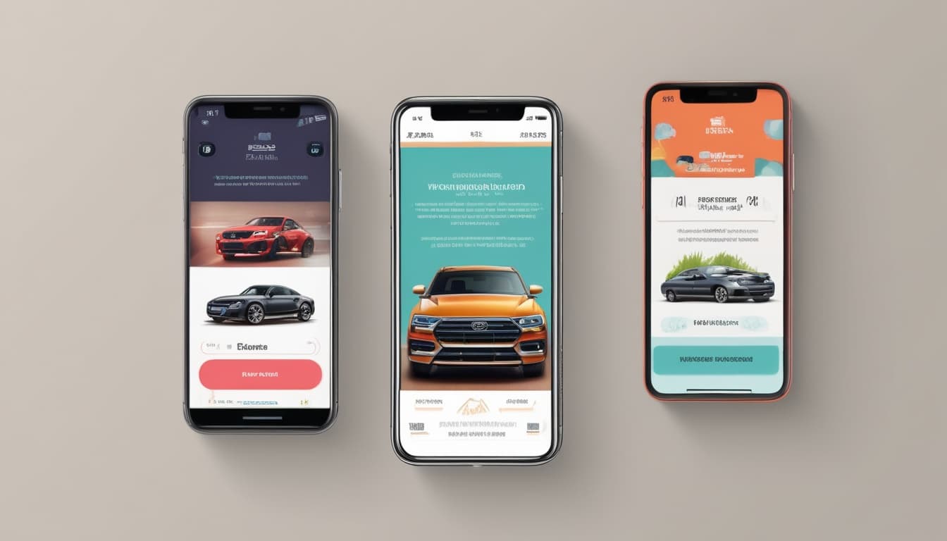 Aplicativo de smartphone de uma marca automotiva com elementos de gamificação, mostrando um sistema de pontos e recompensas
