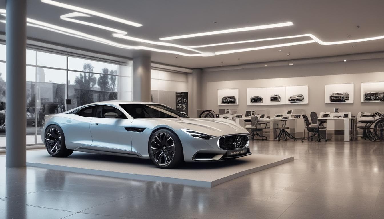 Image: A digital showroom interface