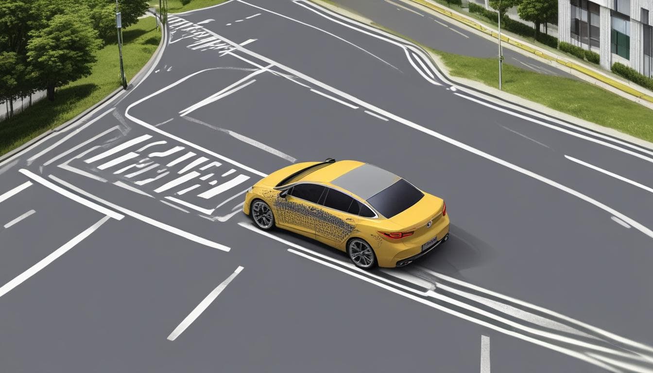 Bild eines autonom fahrenden Autos