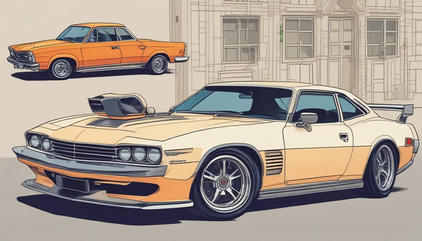 カスタマイズされた車両の画像