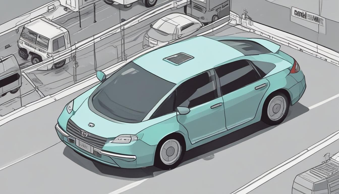 自動運転車両の画像
