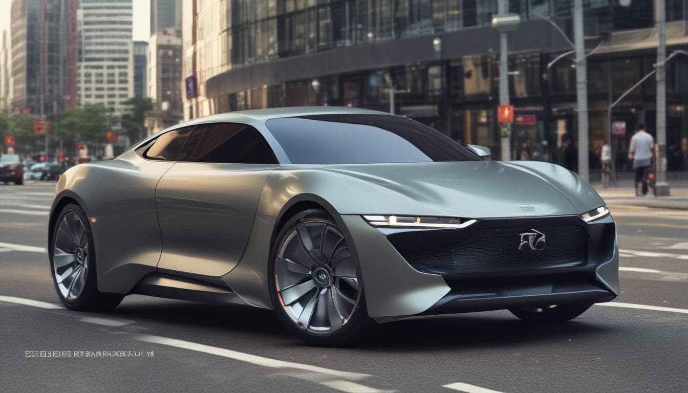 未来の自動車のコンセプトイメージ