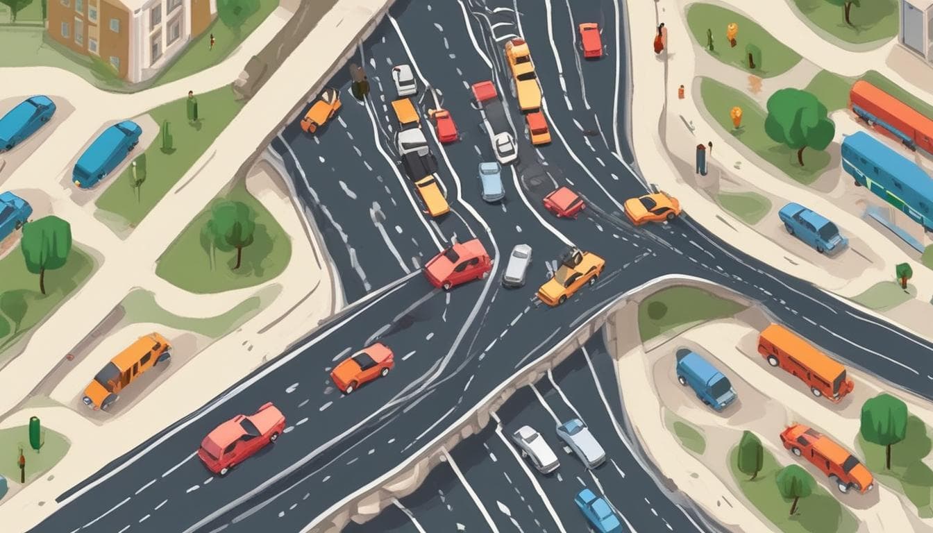 صورة توضيحية لتحسين تدفق حركة المرور