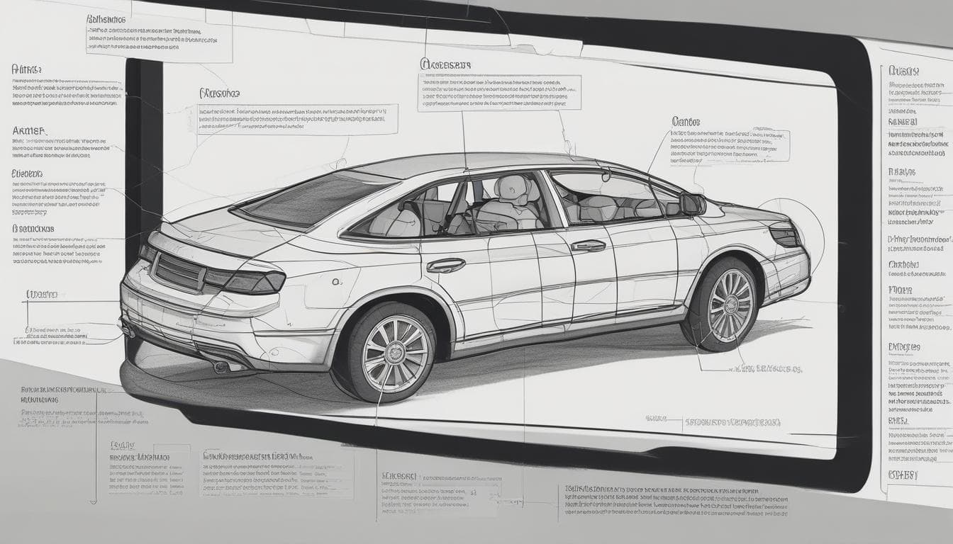 Otonom bir aracın kaza anında karar verme sürecini gösteren bir şema