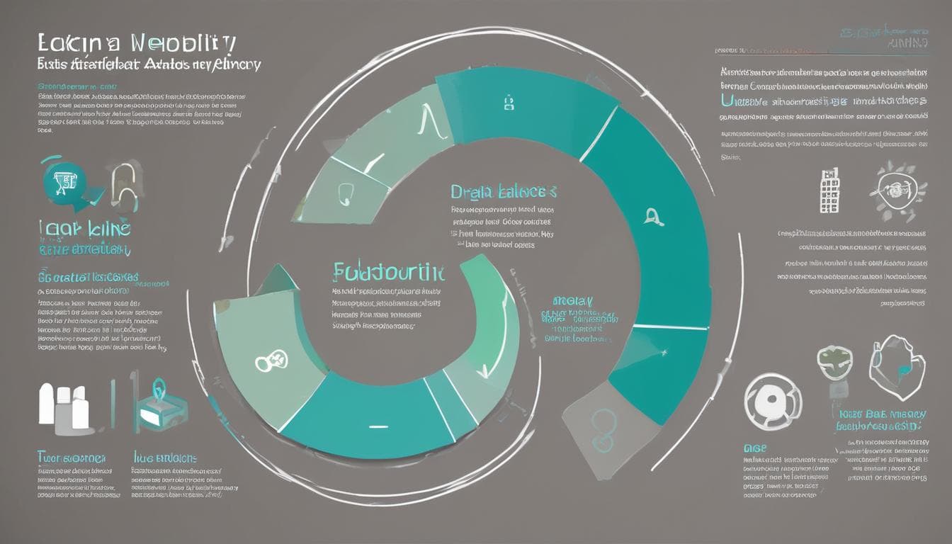 Image: A graph showing the reduction in waste and emissions achieved through circular economy practices