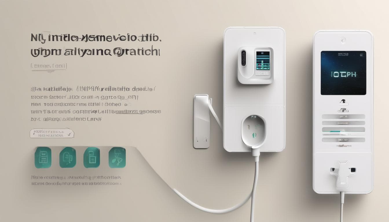 Изображение умной зарядной станции с дисплеем