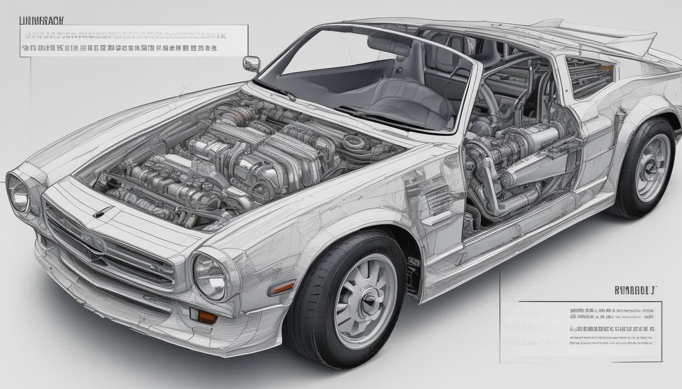 生成AIによって最適化された自動車部品の例