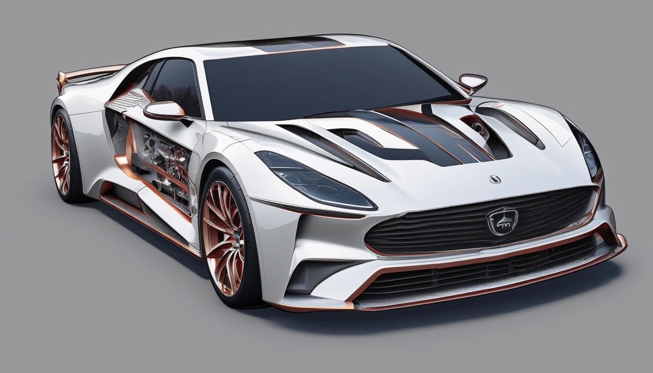 生成AIによって生成された自動車デザインの例