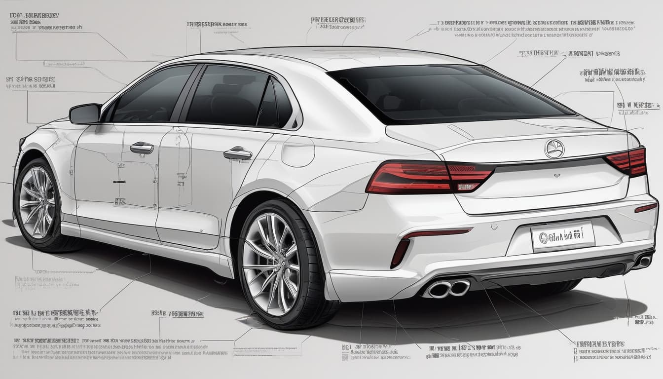 一辆现代汽车的复杂连接示意图,突出显示潜在的攻击入口