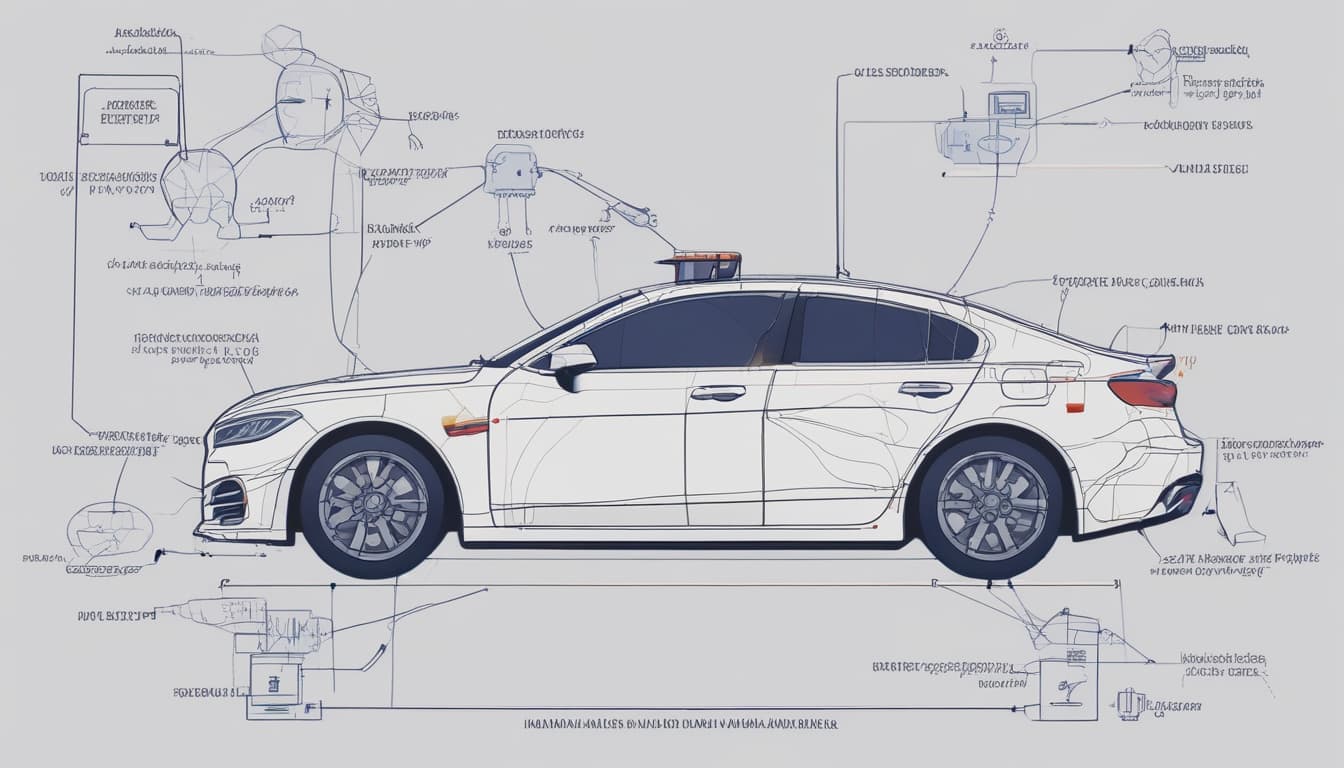 汽车内部网络入侵检测系统工作原理示意图