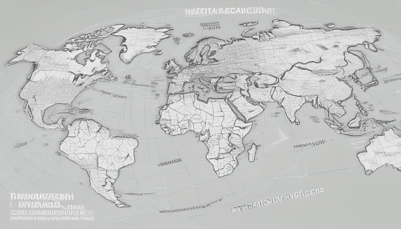 Carte du monde illustrant la relocalisation des usines