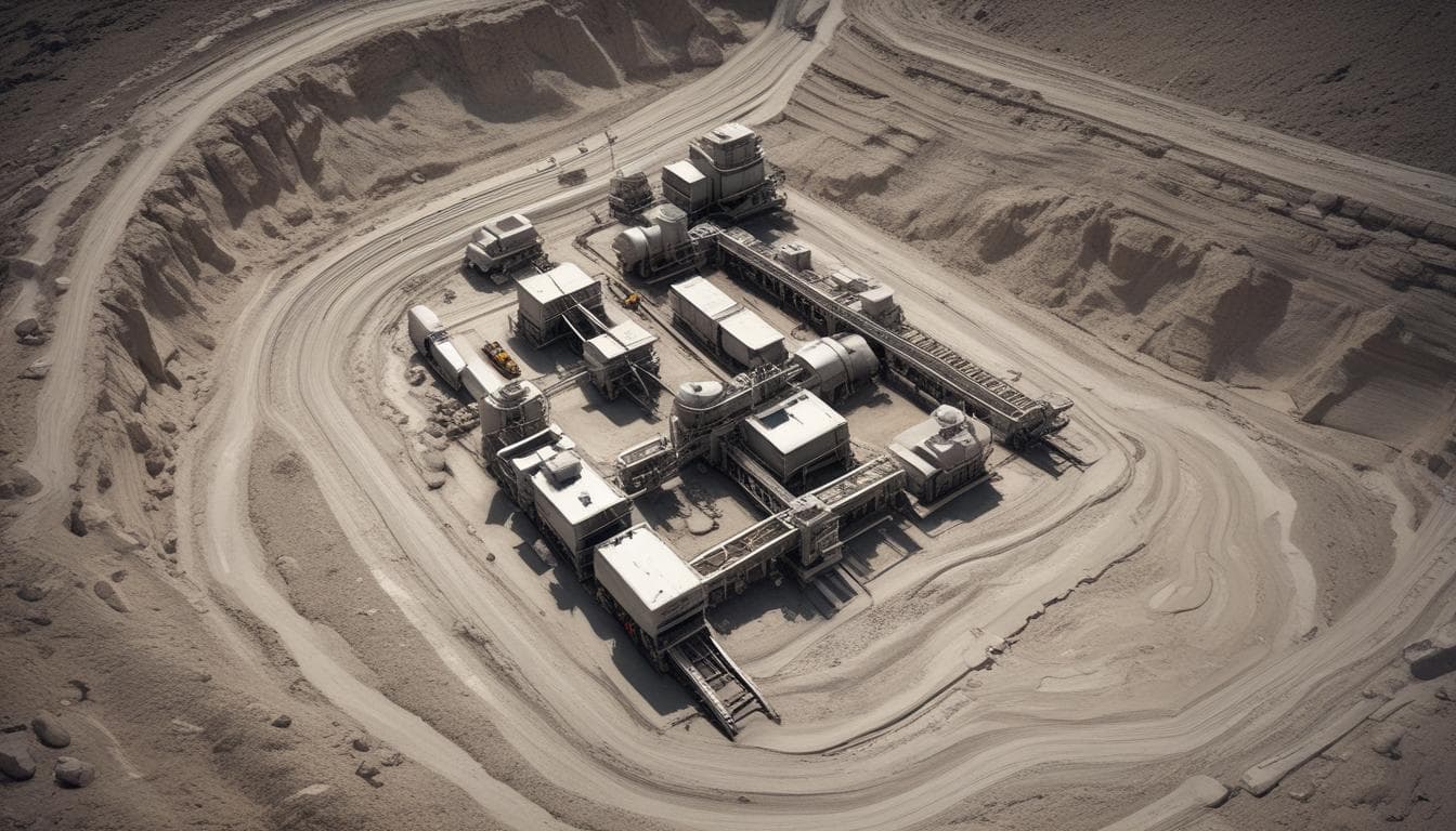 Image d'une mine de lithium