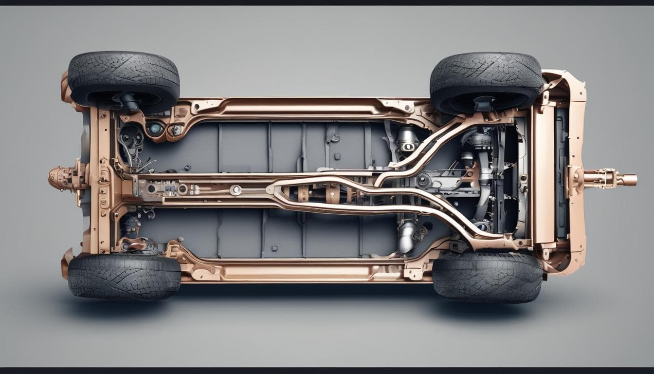 صورة لهيكل سيارة مصنوع من مواد ذكية