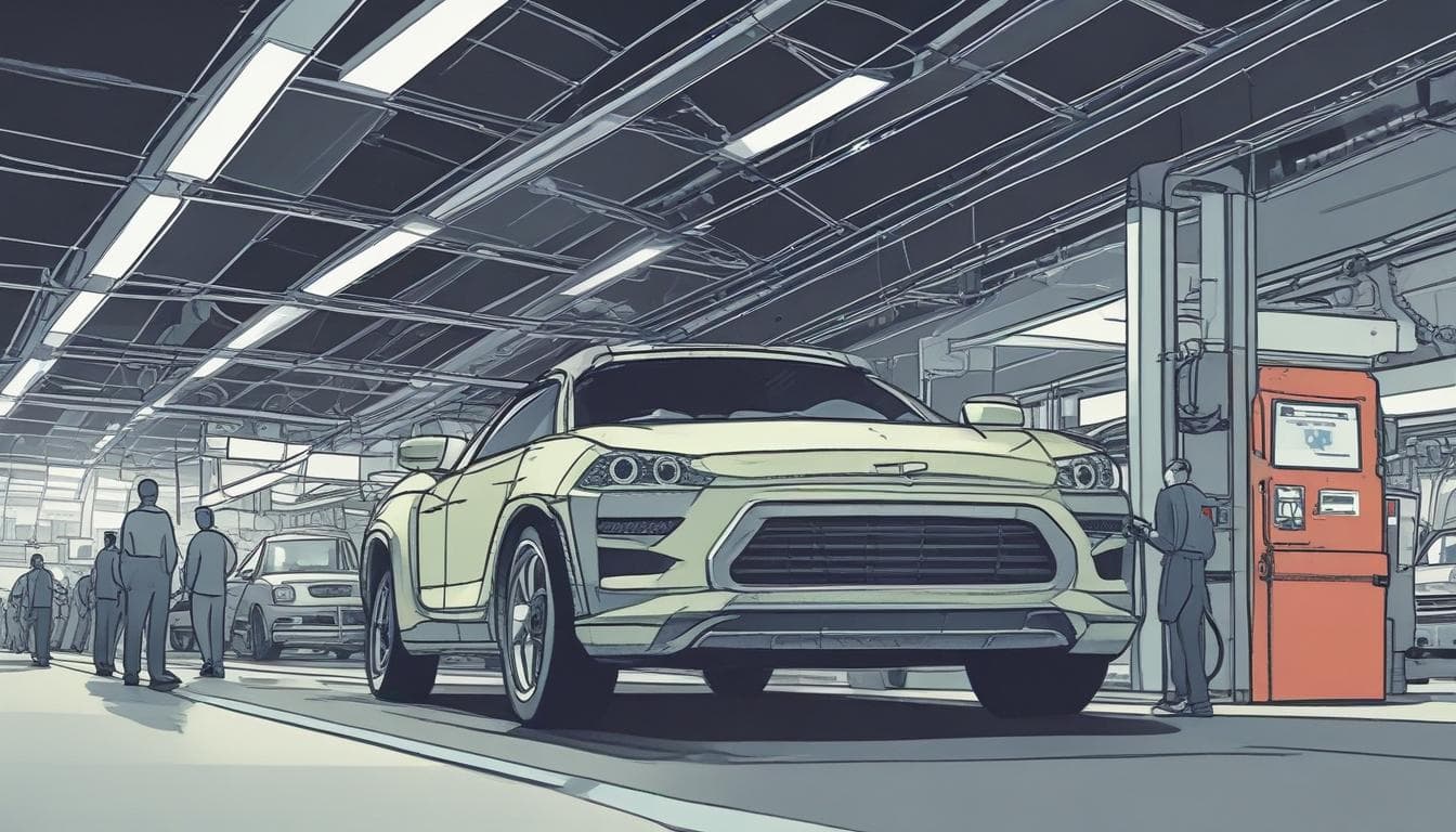 Image of an automated vehicle inspection facility