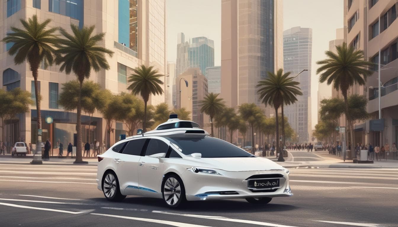 صورة لسيارة ذاتية القيادة