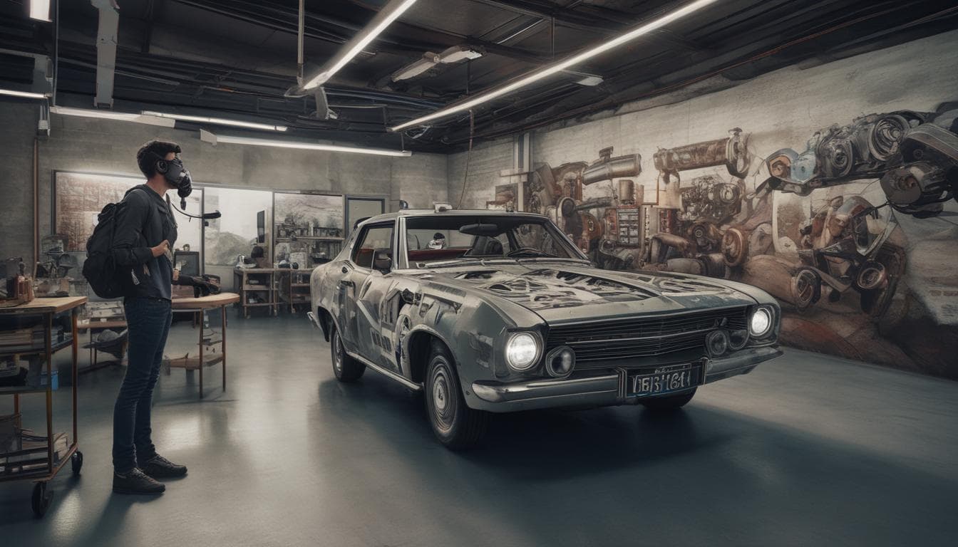 Imagen: Cliente utilizando VR para configurar un vehículo