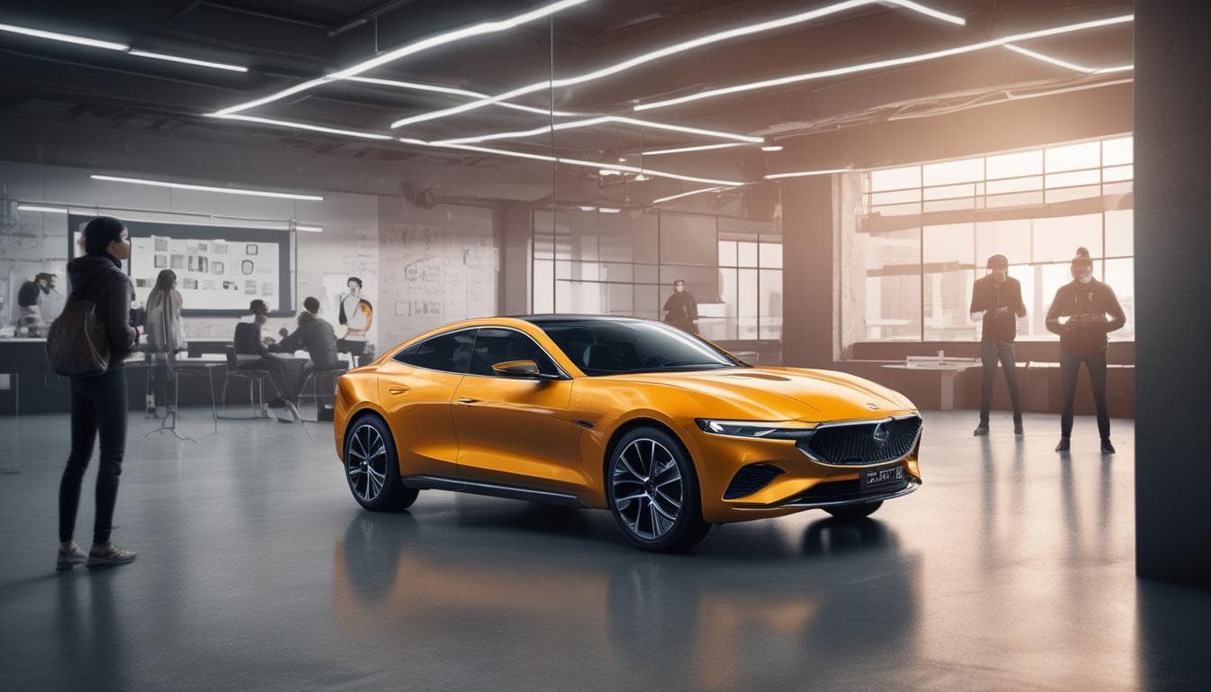 Imagen: Diseñadores utilizando VR para visualizar un modelo 3D de un vehículo