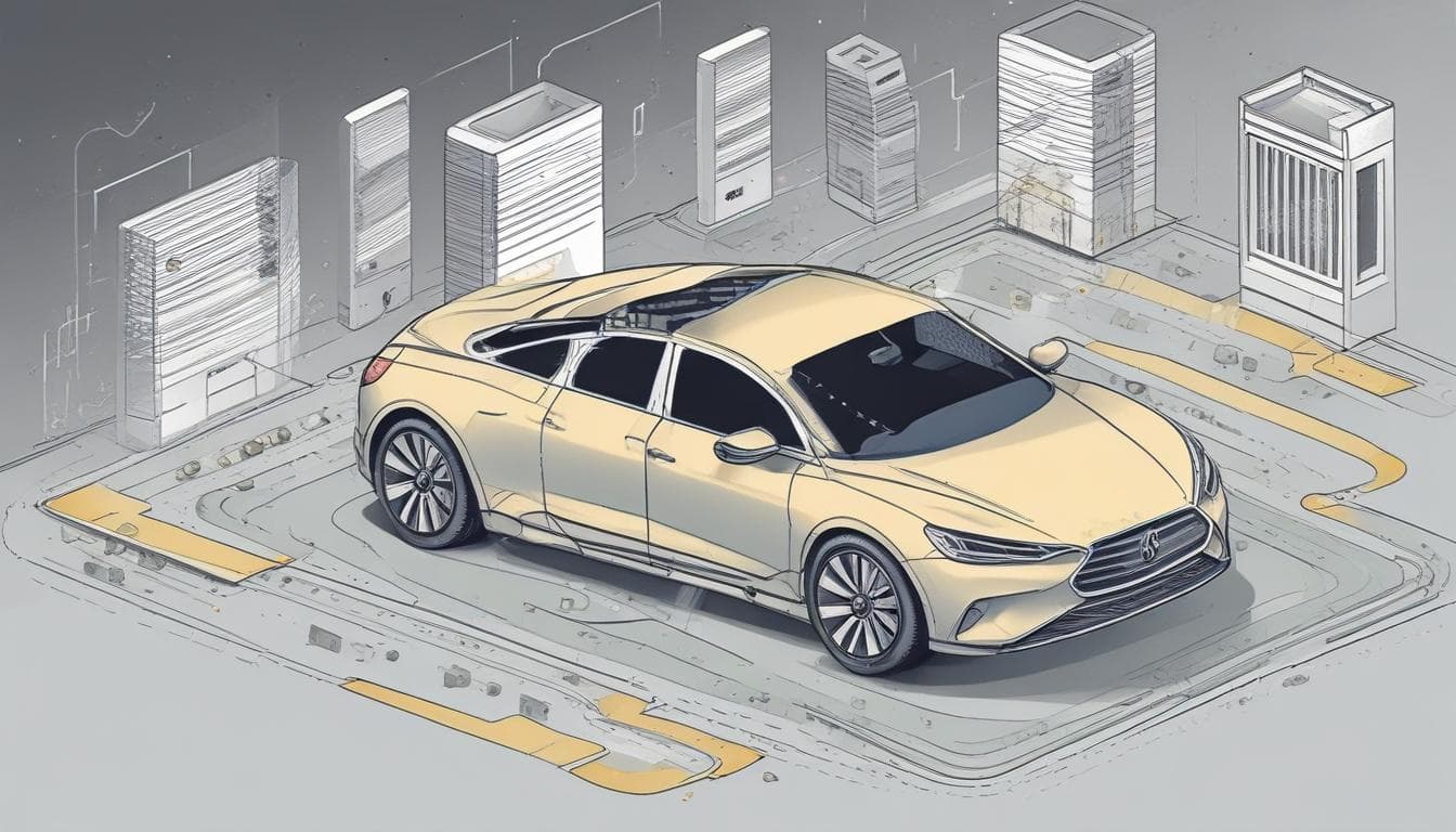 Alt text: Illustration of data encryption and security measures on a MaaS platform