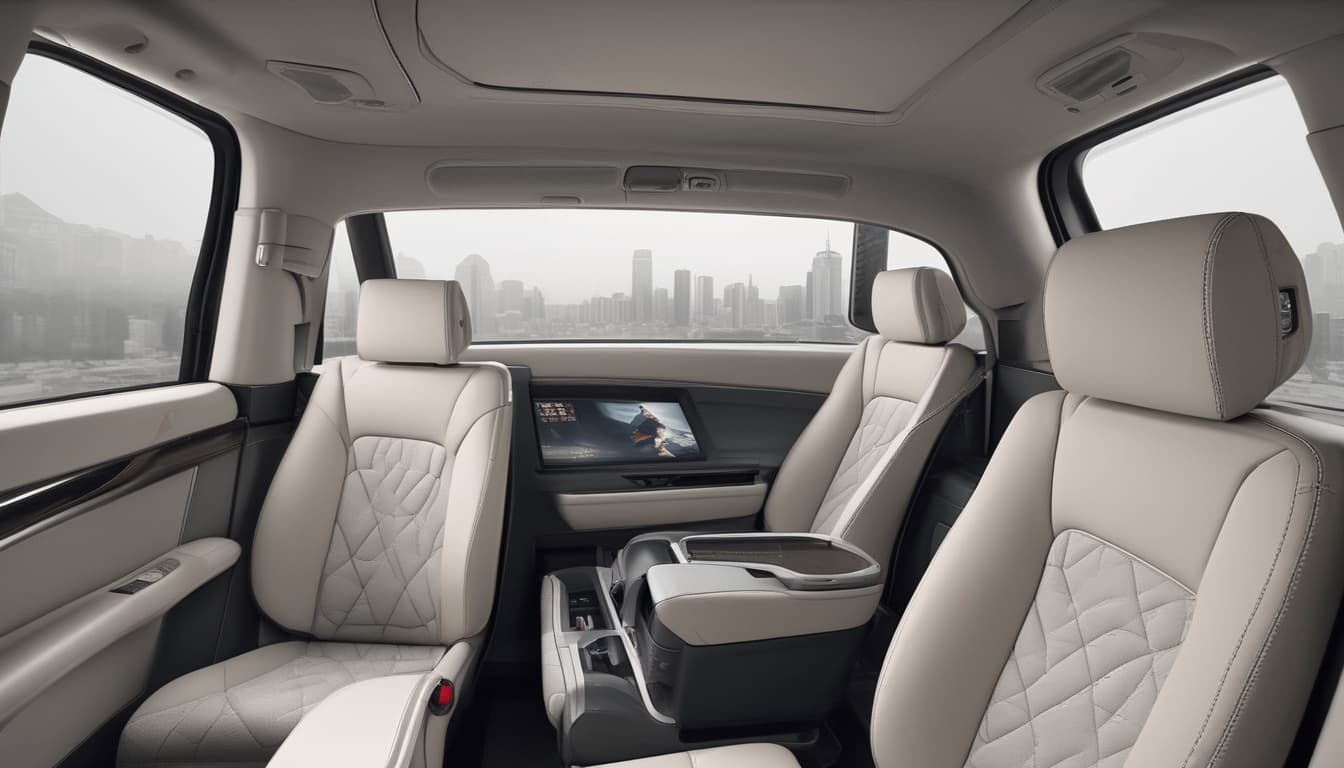 탑승자의 취향에 맞춰 영화를 추천하는 차량 뒷좌석 엔터테인먼트 시스템