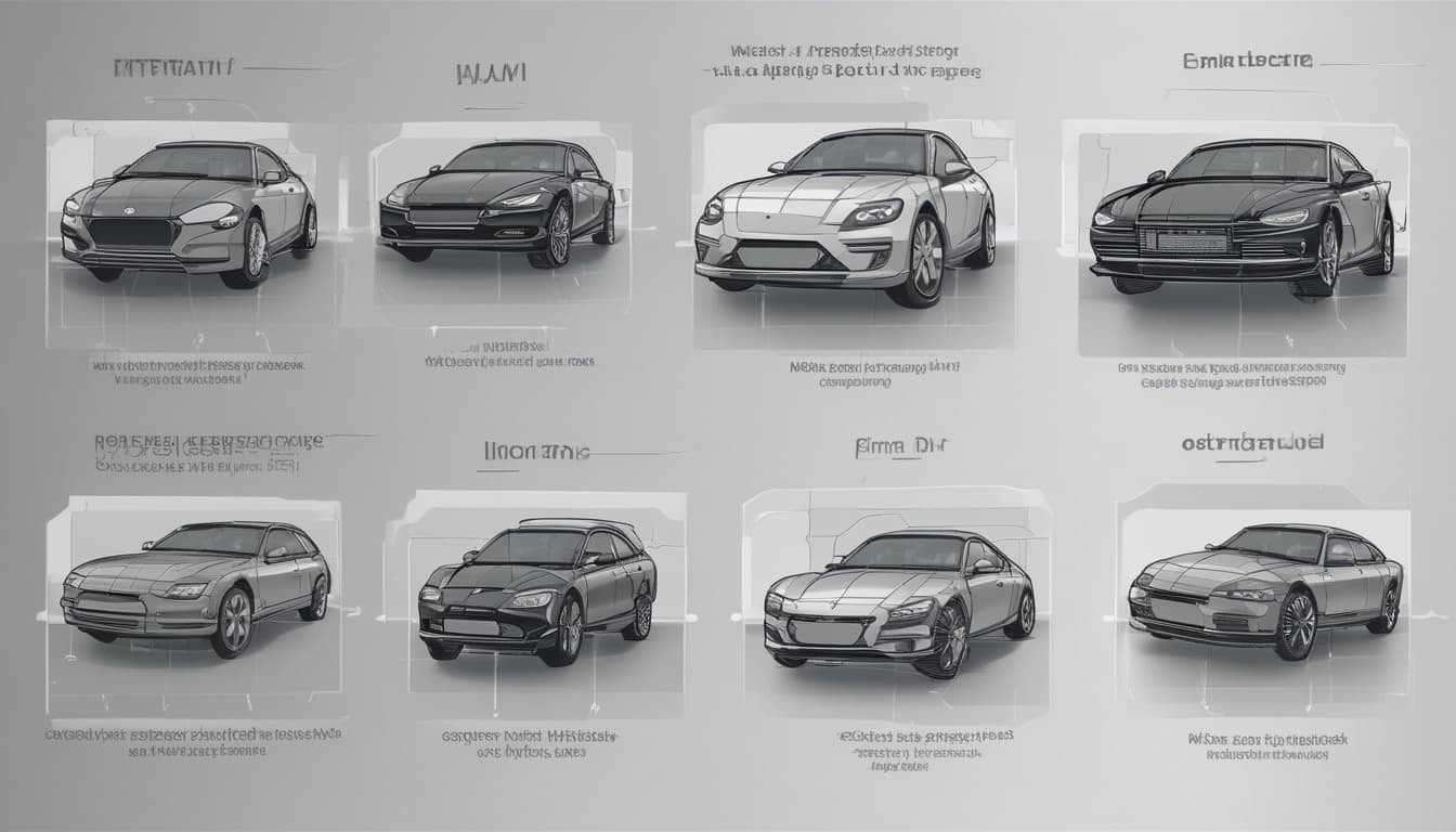 Diagram showing various in-cabin sensors (cameras, microphones, biometric) and their data fusion for HMI adaptation