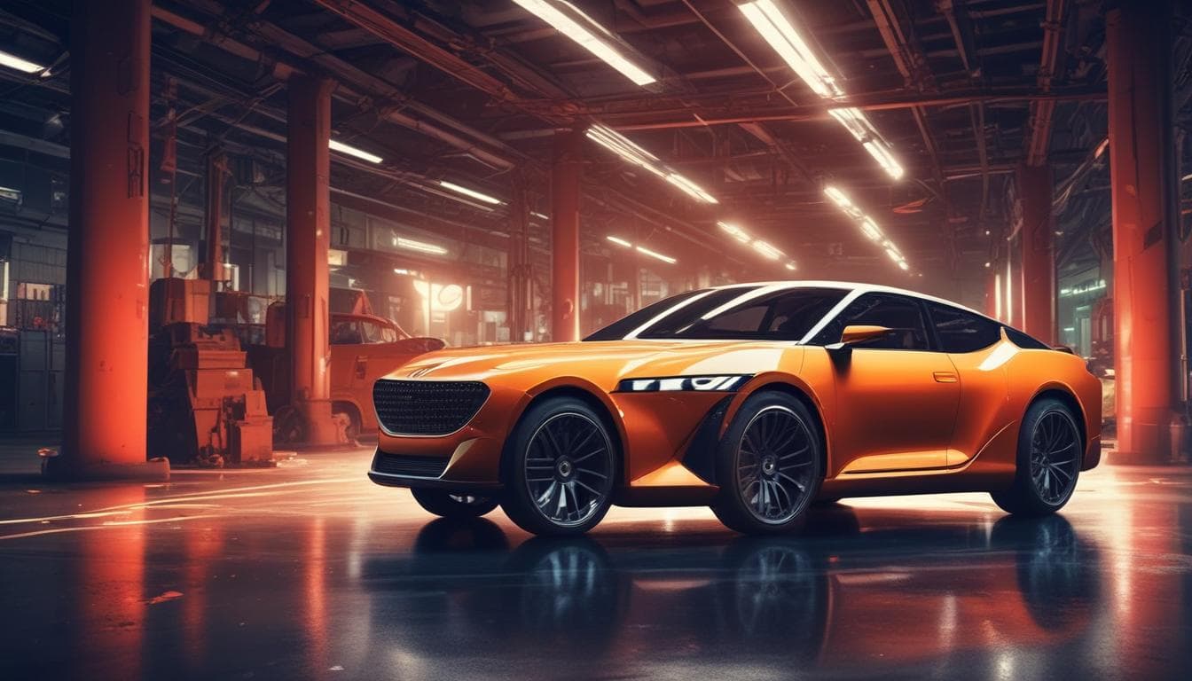 Esempio di un'auto virtuale rappresentata da un NFT