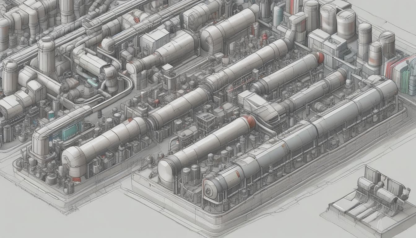 Gráfico mostrando a redução do consumo de energia em uma fábrica