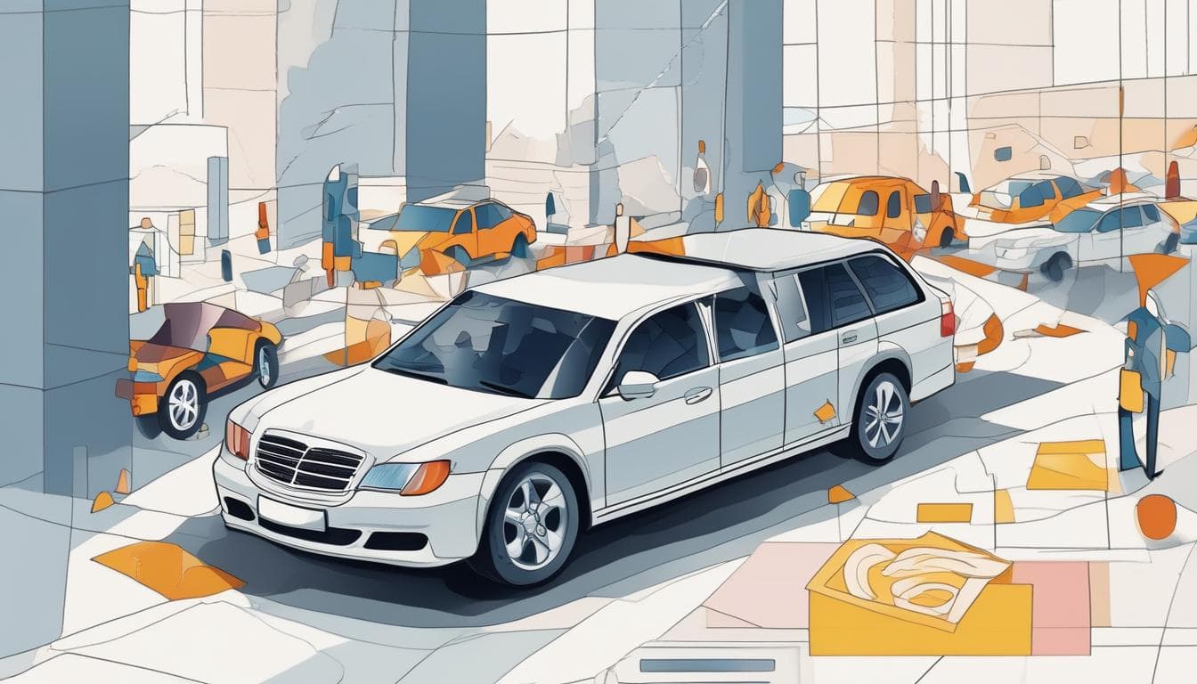 Bild einer abstrakten Darstellung der Haftungsfrage