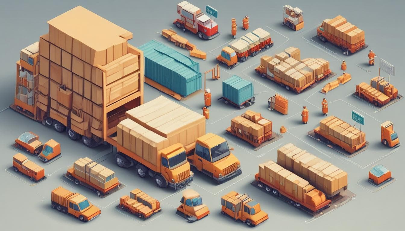 صورة لسلسلة توريد