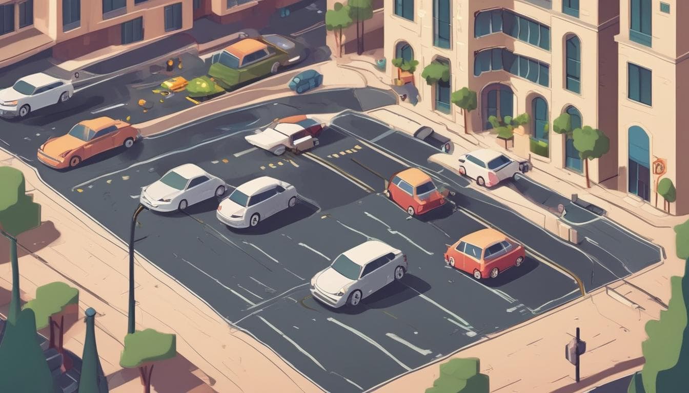 صورة توضح سيارات ذاتية القيادة تسير بسلاسة في حركة المرور