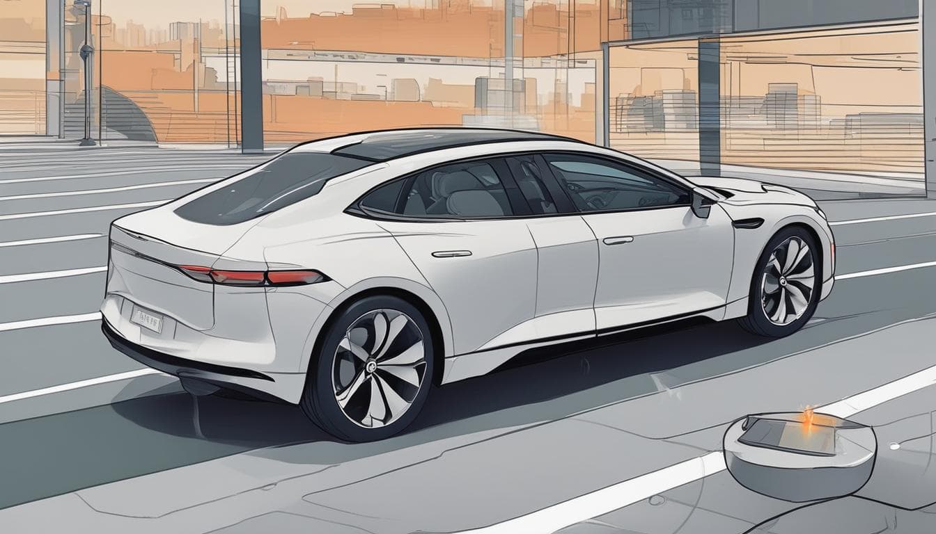 Diagramme illustrant le fonctionnement de la recharge sans fil