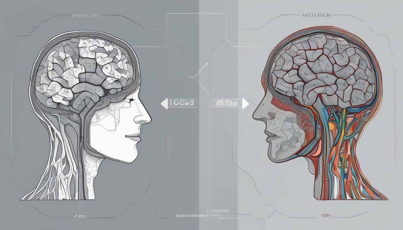Diagram comparing traditional AI (ANN) vs Neuromorphic (SNN) processing