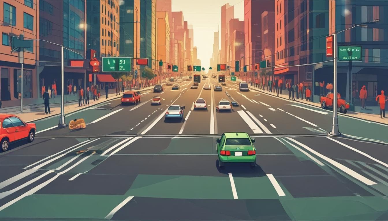 Esempio di comunicazione V2I con un semaforo intelligente