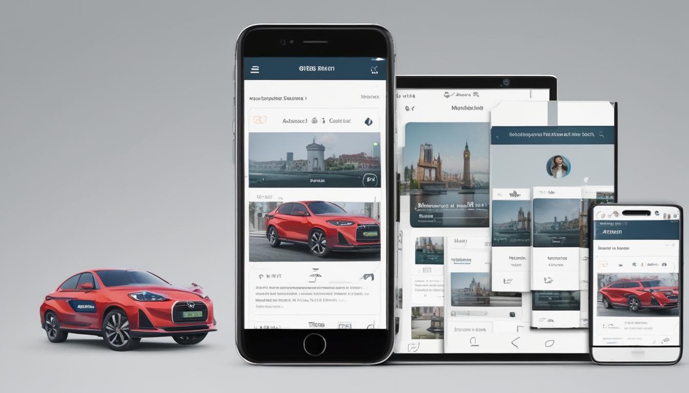 MaaS platformunun kullanıcı arayüzü örneği