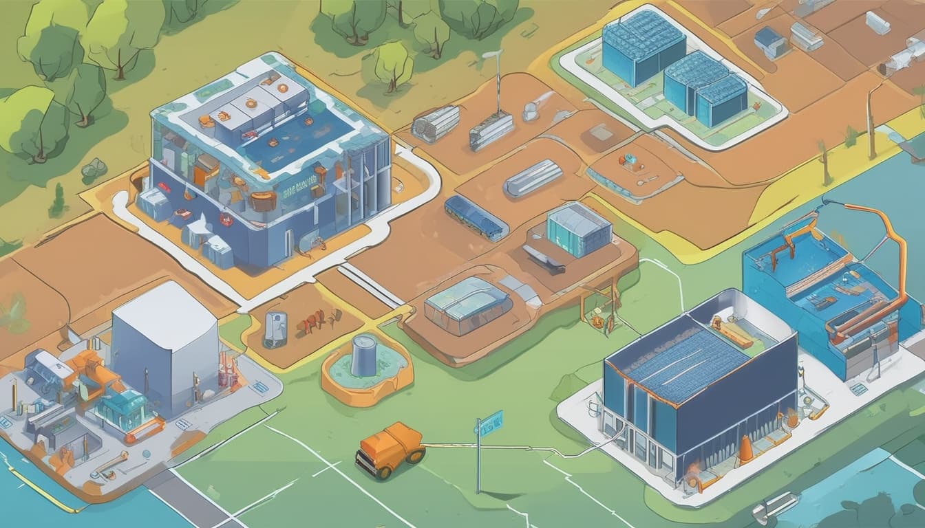 Diagram illustrating the chemical process in a Lithium-Sulfur battery