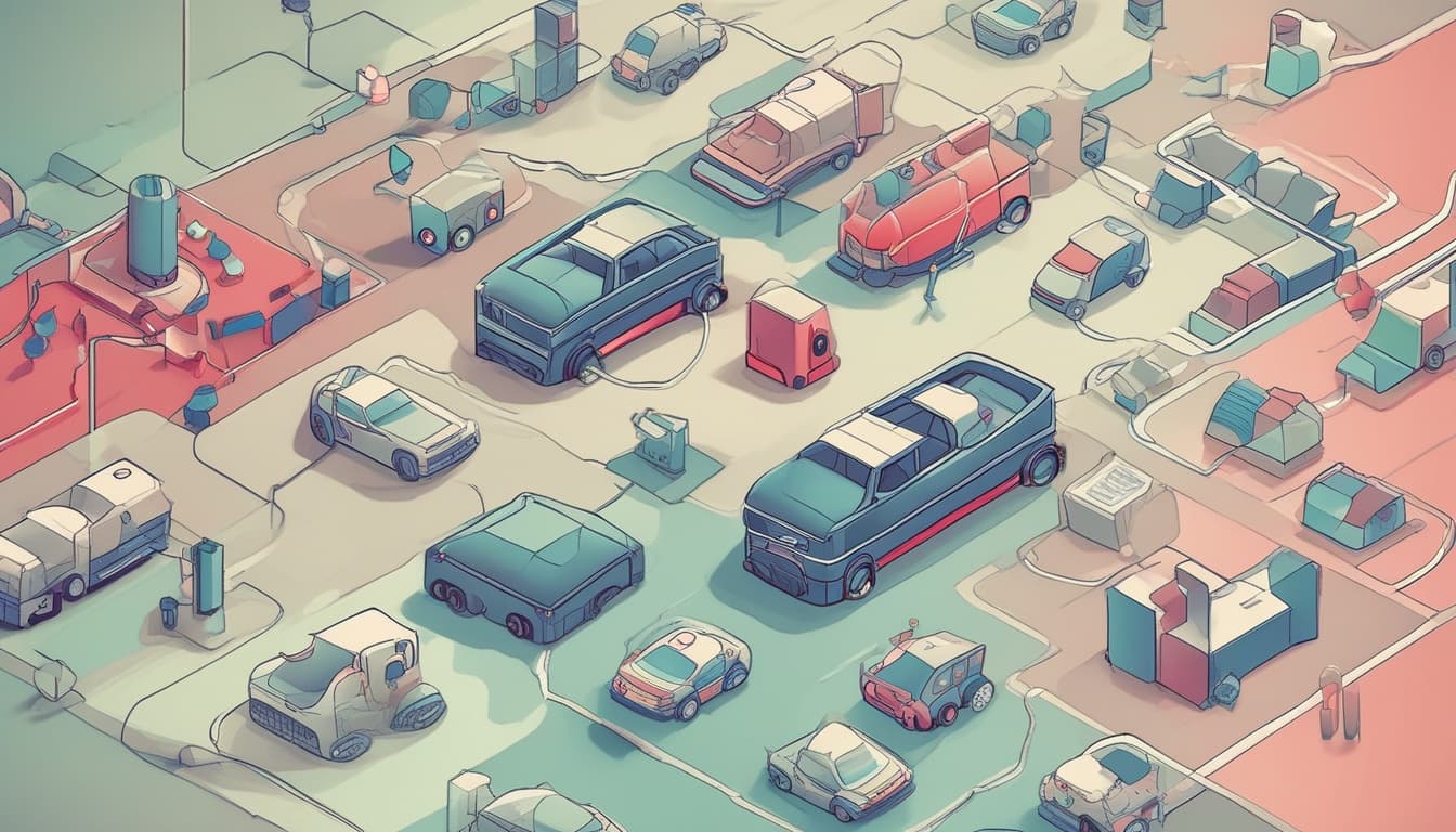 A conceptual diagram showing AI algorithms processing battery data for an intelligent BMS