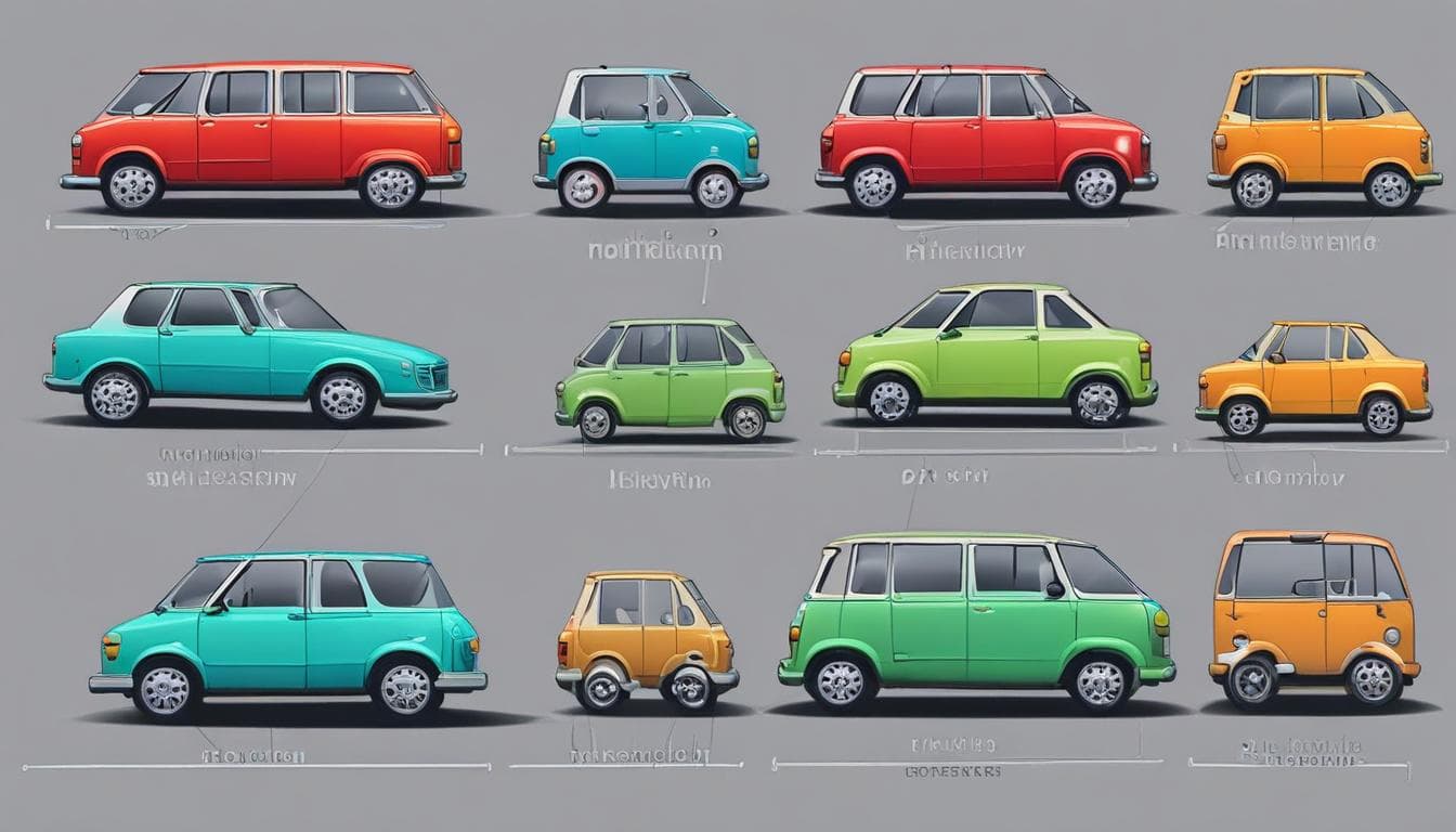 Farklı elektrikli araç türlerini karşılaştıran bir tablo