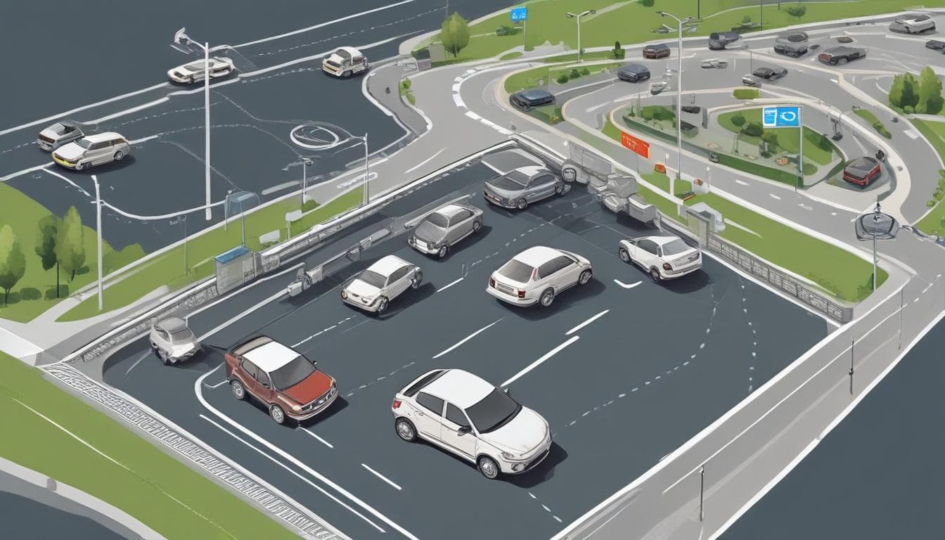 Otonom sürüş seviyelerini gösteren bir şema