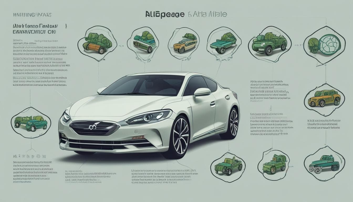 環境に配慮した材料で作られた自動車の部品の画像