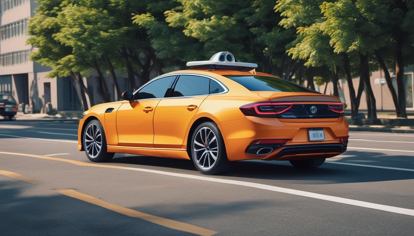 자율주행 자동차 사진